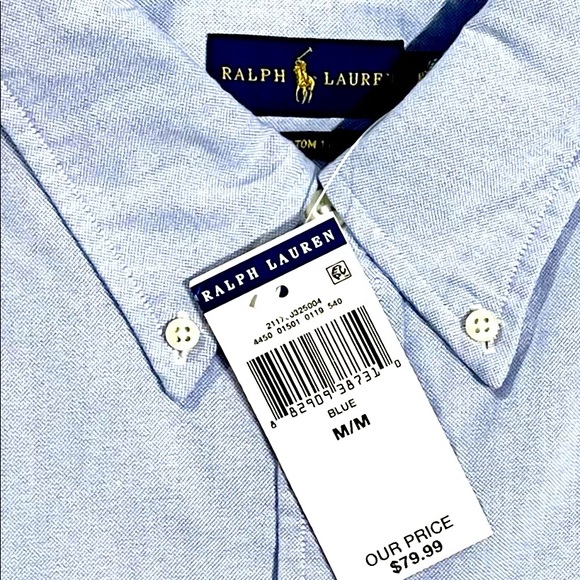 MEN’S RALPH LAUREN “POLO” LONG SLEEVE, BUTTON DOWN - Picture 12 of 16